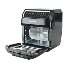 Load image into Gallery viewer, Nutricook Air Fryer Oven, Digital/One Touch Control Panel Display, 8 Preset Programs, Black - 12 Liters, 1800 Watts