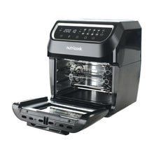 Load image into Gallery viewer, Nutricook Air Fryer Oven, Digital/One Touch Control Panel Display, 8 Preset Programs, Black - 12 Liters, 1800 Watts