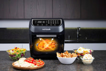 Load image into Gallery viewer, Nutricook Air Fryer Oven, Digital/One Touch Control Panel Display, 8 Preset Programs, Black - 12 Liters, 1800 Watts