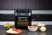 Load image into Gallery viewer, Nutricook Air Fryer Oven, Digital/One Touch Control Panel Display, 8 Preset Programs, Black - 12 Liters, 1800 Watts