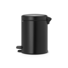 Load image into Gallery viewer, Brabantia New Icon Pedal Bin, 5 Liters - Matt Black