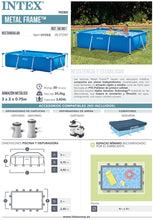 Load image into Gallery viewer, Intex Rectangular Frame Pool - 300 x 200 x 75cm, 3834 Liters