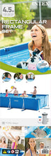 Load image into Gallery viewer, Intex Rectangular Frame Pool - 220 x 450 x 84cm, 2006 Liters