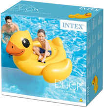 Load image into Gallery viewer, Intex Yellow Duck Ride-On Floaty - 14.7 x 14.7 x 81cm, Yellow
