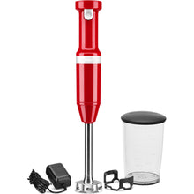 Load image into Gallery viewer, KitchenAid Cordless Hand Blender, Rechargeable - Empire Red
