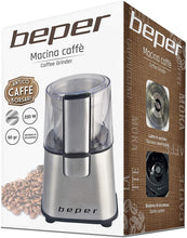 Load image into Gallery viewer, Beper Electric Coffee Grinder, 60g - 220W