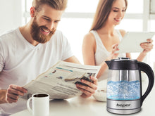Load image into Gallery viewer, Beper Electric Kettle with Glass Jug & Filter for Herbal Drinks, 1.8L - 2200W