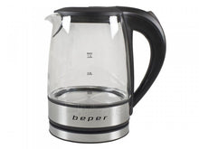 Load image into Gallery viewer, Beper Electric Kettle with Glass Jug, 1.2L - 1630W