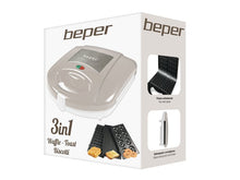 Load image into Gallery viewer, Beper 3-in-1 Multifunctional Plate - Waffles, Toasts & Biscottis
