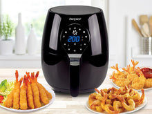 Load image into Gallery viewer, Beper Digital Air Fryer with Adjustable Temperature, 5L - 1450W