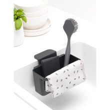 Load image into Gallery viewer, Brabantai In-Sink Organizer with Suction Cups - Dark Grey