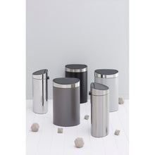 Load image into Gallery viewer, Brabantia Flatback Touch Bin - 40 Liters, Matt Steel Fingerprint Proof