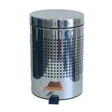 Load image into Gallery viewer, Tiger Inox Stainless Steel Pedal Bin with Wood, 5 Liters , Available in 2 colors