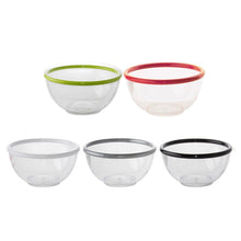 Load image into Gallery viewer, Gab Plastic Salad Bowl With Rim, Red – Available in several sizes
