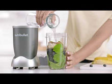 Load and play video in Gallery viewer, Nutribullet Multi-Function High Speed Blender, Mixer System with Nutrient Extractor, Smoothie Maker, Grey -9 Piece Accessories, 600 Watts
