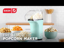 Load and play video in Gallery viewer, Dash Hot Air Popcorn Popper Maker with Measuring Cup to Portion Popping Corn Kernels + Melt Butter, 16 cups, Red
