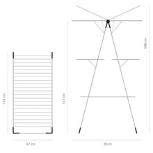 Load image into Gallery viewer, Brabantia Clothes Drying Rack Tower, 23m - Metallic Grey