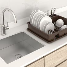 Load image into Gallery viewer, Plastic Forte Large Rectangular Dish Drying Rack with Tray - Available in different colors