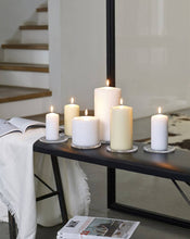 Load image into Gallery viewer, Bolsius Set of 4 Unscented Pillar Candles, 100/48mm - Available in different colors