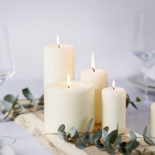 Load image into Gallery viewer, Bolsius Set of 4 Unscented Pillar Candles, 100/48mm - Available in different colors