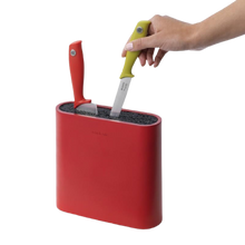 Load image into Gallery viewer, Brabantia Tasty + Knife Block/Stand - Red