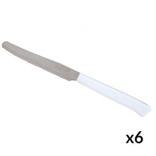 Load image into Gallery viewer, Marob Blister Set of 6 Table Knives - 11cm Blade, White or Black