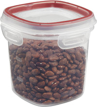 Load image into Gallery viewer, Rubbermaid Lock-Its Plastic Food Canister with Easy Find Lids - 3.7 Cups (0.875 liters)
