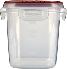 Load image into Gallery viewer, Rubbermaid Lock-Its Plastic Food Canister with Easy Find Lids - 3.7 Cups (0.875 liters)