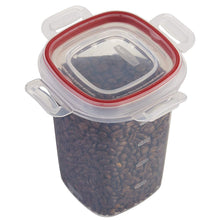 Load image into Gallery viewer, Rubbermaid Lock-Its Plastic Food Canister with Easy Find Lids - 5.25 Cups (1.25 liters)