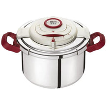 Load image into Gallery viewer, Tefal Clipso Precision Pressure Cooker with Timer and Strainer, 6L, 8L or 10L