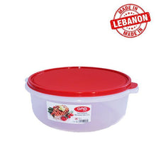 Load image into Gallery viewer, Gab Plastic Round Food Container Microwave Safe - 850ml
