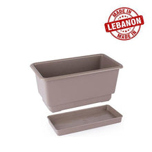 Load image into Gallery viewer, Gab Plastic Rectangular Flower Planters - 30cm