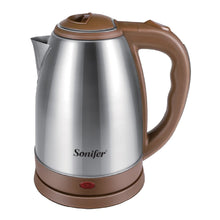 Load image into Gallery viewer, Sonifer Electric Kettle – Stainless Steel, 1.8L 1500W