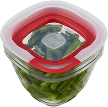Load image into Gallery viewer, Rubbermaid Square Glass Food Container - 0.3 liters (1Piece)