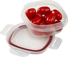 Load image into Gallery viewer, Rubbermaid Lock-Its Plastic Food Container with Easy Find Lids - 1.25 Cups (0.3 liters)