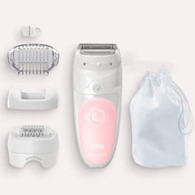 Load image into Gallery viewer, Braun Silk-Épil Wet & Dry Epilator with 3 Extras including Shaver Head