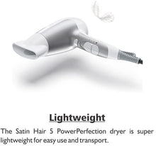 Load image into Gallery viewer, Braun Satin Hair 5 PowerPerfection Dryer with Ionic Function and Styling Nozzle - 2500W