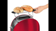 Load image into Gallery viewer, Bosch Electric Bread Toaster with Removable Pastry Stand - 900W, Red