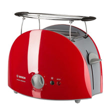 Load image into Gallery viewer, Bosch Electric Bread Toaster with Removable Pastry Stand - 900W, Red