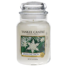 Load image into Gallery viewer, Yankee Candle Glass Jar Candle - Sparkling Snow