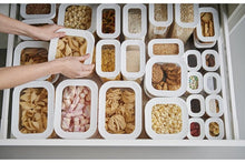 Load image into Gallery viewer, Rosti Mepal Modula Storage Boxes with White & Transparent Lids - 1000ml