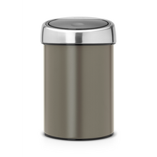 Load image into Gallery viewer, Brabantia Soft Touch Bin, 3 Liters - Platinum
