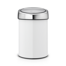 Load image into Gallery viewer, Brabantia Soft Touch Bin, 3 Liters - White
