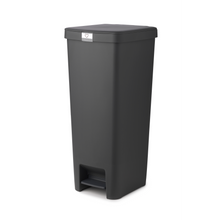 Load image into Gallery viewer, Brabantia StepUp Pedal Bin from Recycled Plastic - 40 Liters, Dark Grey
