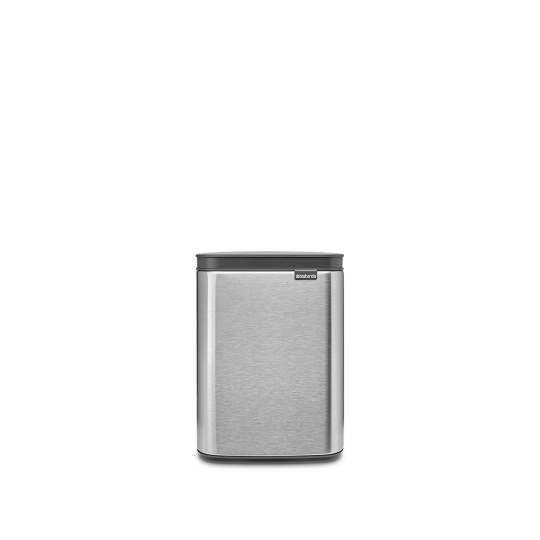 Brabantia Bo Waste Bin, 4L - Matt Steel Fingerprint Proof