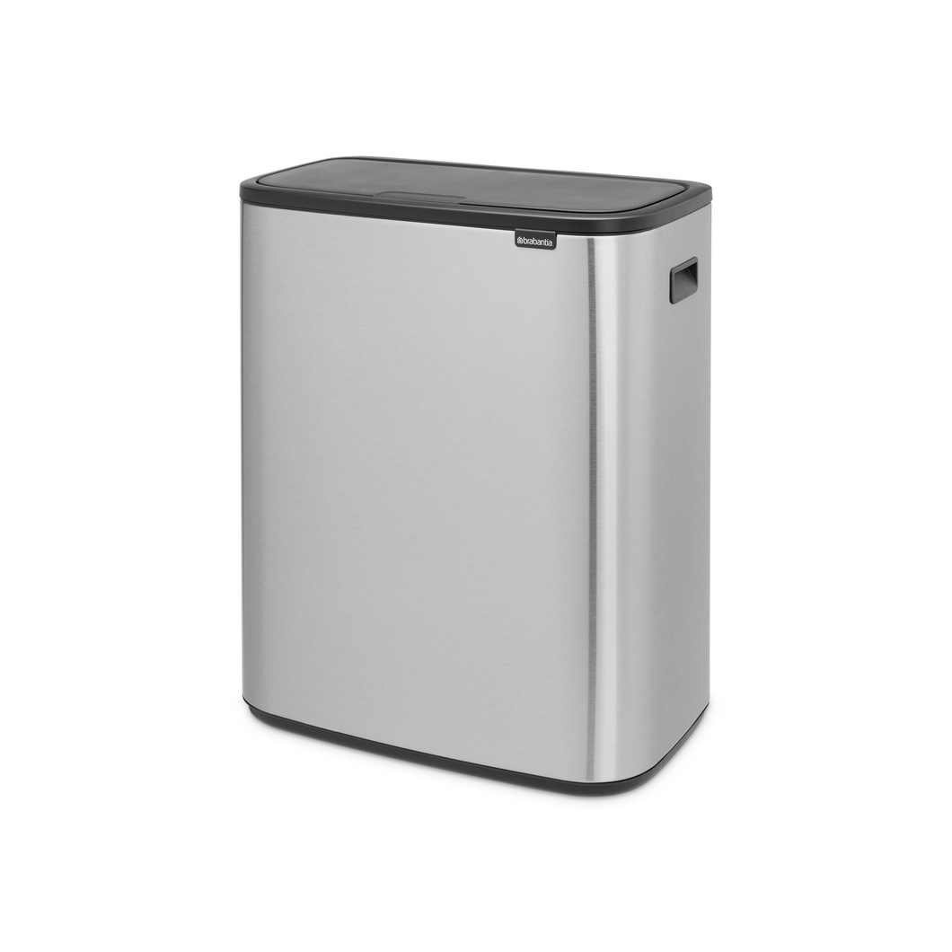 Brabantia Bo Touch Bin, 60L - Matt Steel Fingerprint Proof