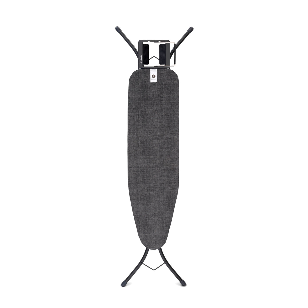 Brabantia Ironing Board A - 110 x 30cm - Steam Iron Rest, Denim Black