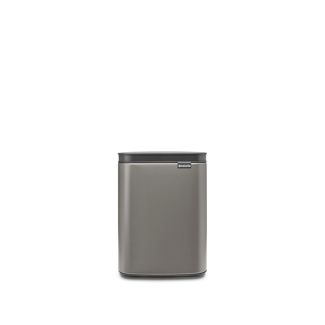 Brabantia Bo Waste Bin, 4L - Platinum