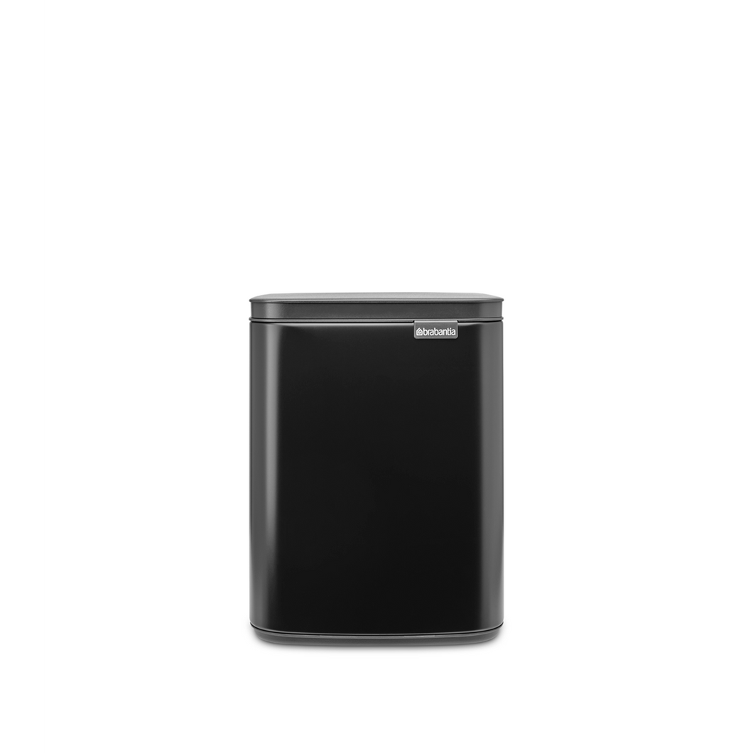 Brabantia Bo Waste Bin, 7L - Matt Black