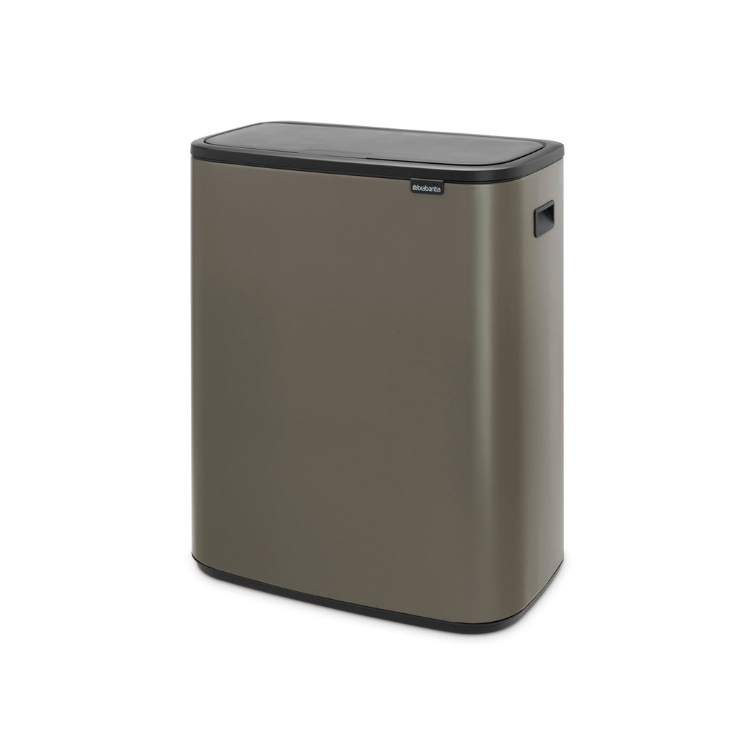 Brabantia Bo Touch Bin, 60L - Platinum
